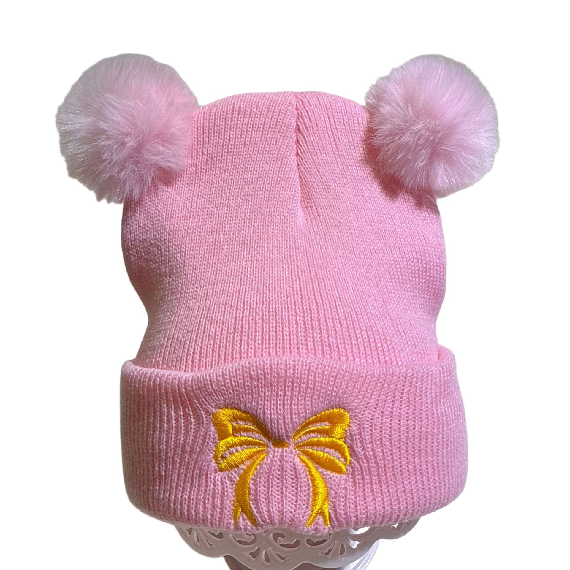 Wholesale Children' s knitted warm beanie hat